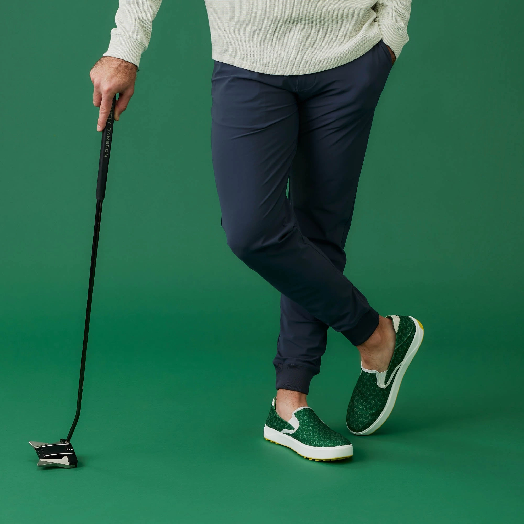 Waialae Slip On  -  Palm / Bright White Ladies Golf Shoes Clearance