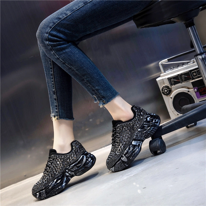 Ladies Sports Shoes Casual Old Shoes Women Low-top Thick-soled Shallow Mouth Shoes Women New Balance 9060 Casual Shoes