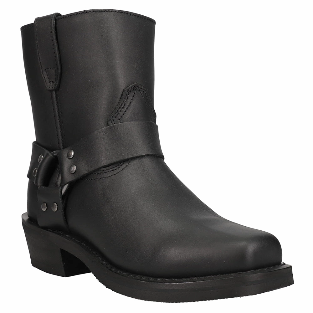 Rev Up Zippered Square Toe Motorcycle Boots Boots Women's