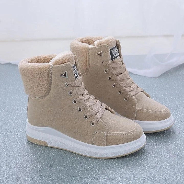 Warm Casual Flat Suede Ankle Boots for Women | Perfect for Everyday Wear Flat Hard Sole Shoes