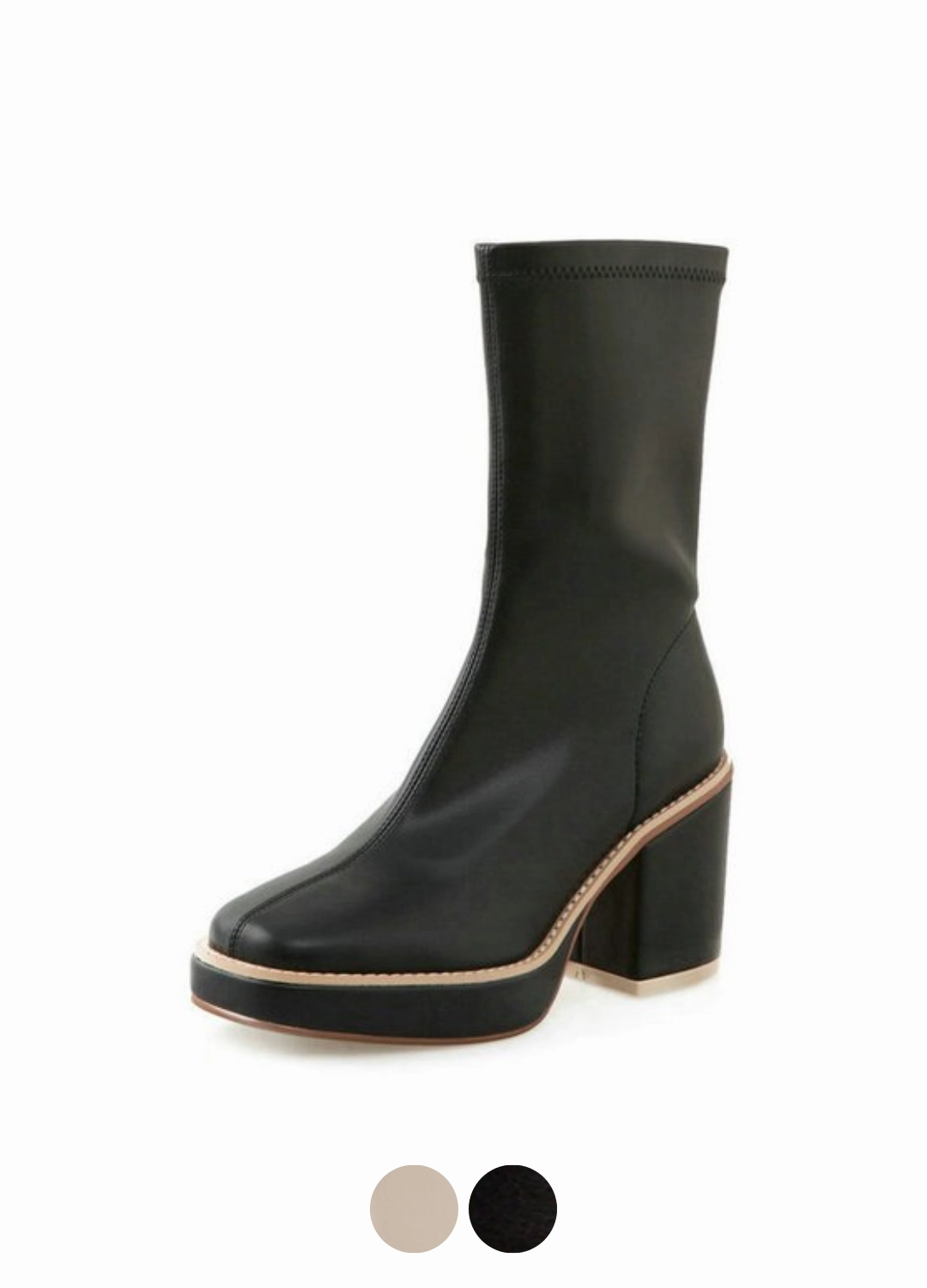 USS Shoes Fiona Women's Leather Square Toe Boots Ugg Boots With The Bows