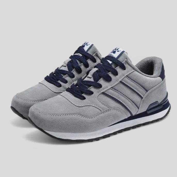 Soofeet Men Orthopedic Breathable Leather Running Shoes Light Athletic Casual Trail Sneakers Novo Trail Hiking Shoe