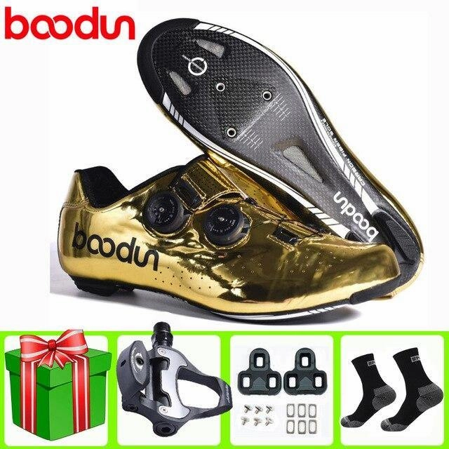 Unisex breathable Cycling Shoes Carbon fiber sneaker Sport Silver Sneakers Flagstaff