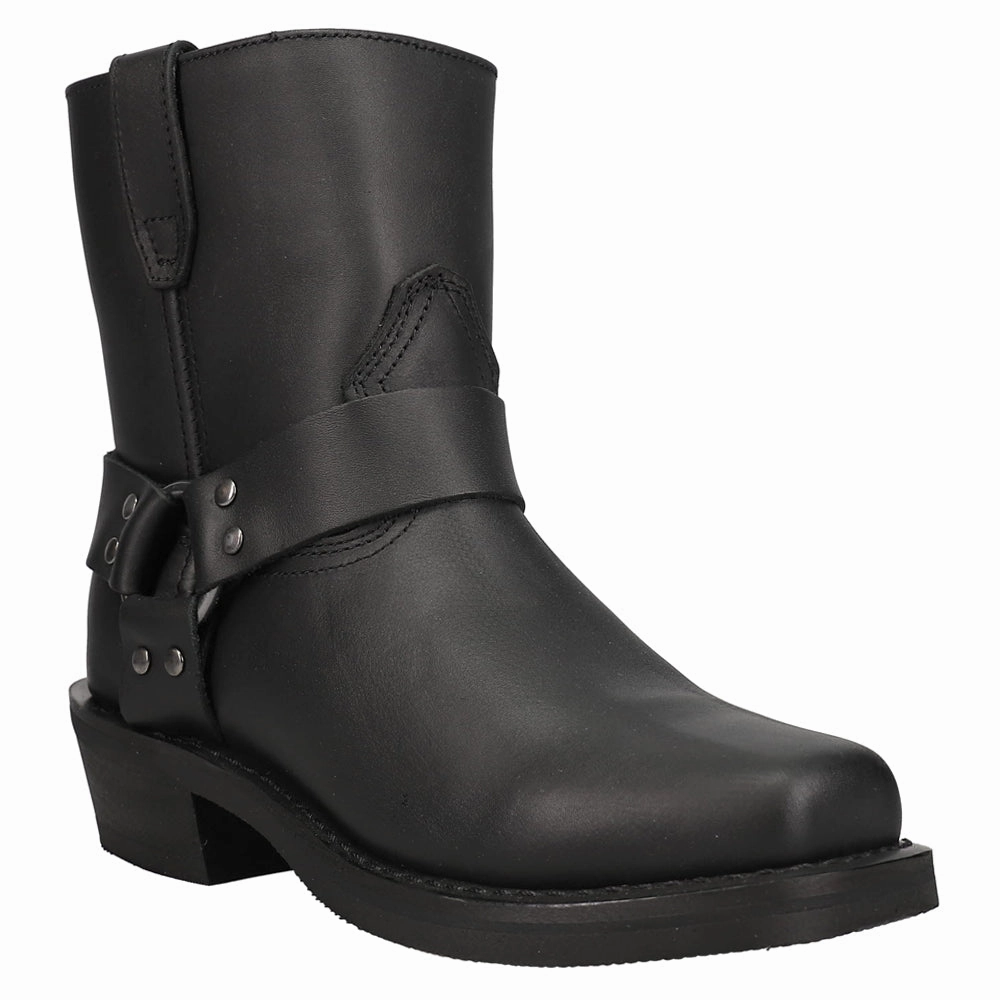 Matt Stell Breakin' In Boots Rev Up Zippered Square Toe Motorcycle Boots