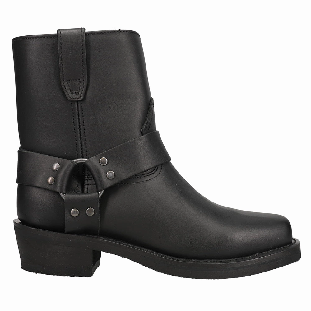 Rev Up Zippered Square Toe Motorcycle Boots Boots Resole