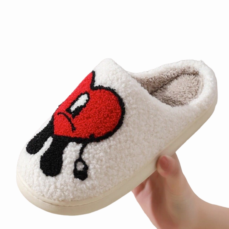 Winter Fluffy Fur Slippers For Women Coconut Slippers