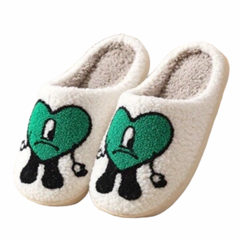 Warm Home Slippers Winter Fluffy Fur Slippers For Women