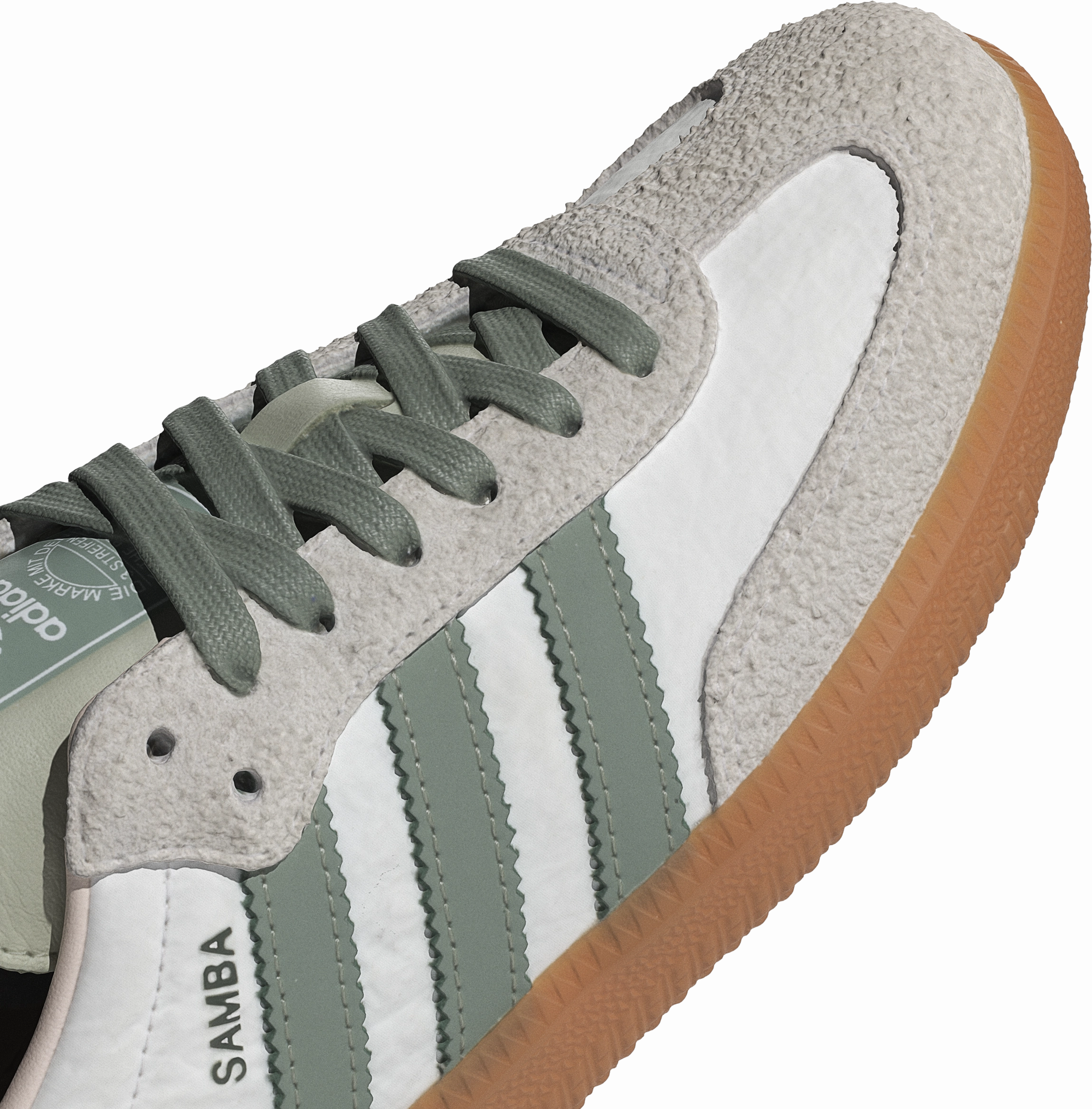 Nba Player Adidas Shoes Wmns Samba OG 'White Silver Green'