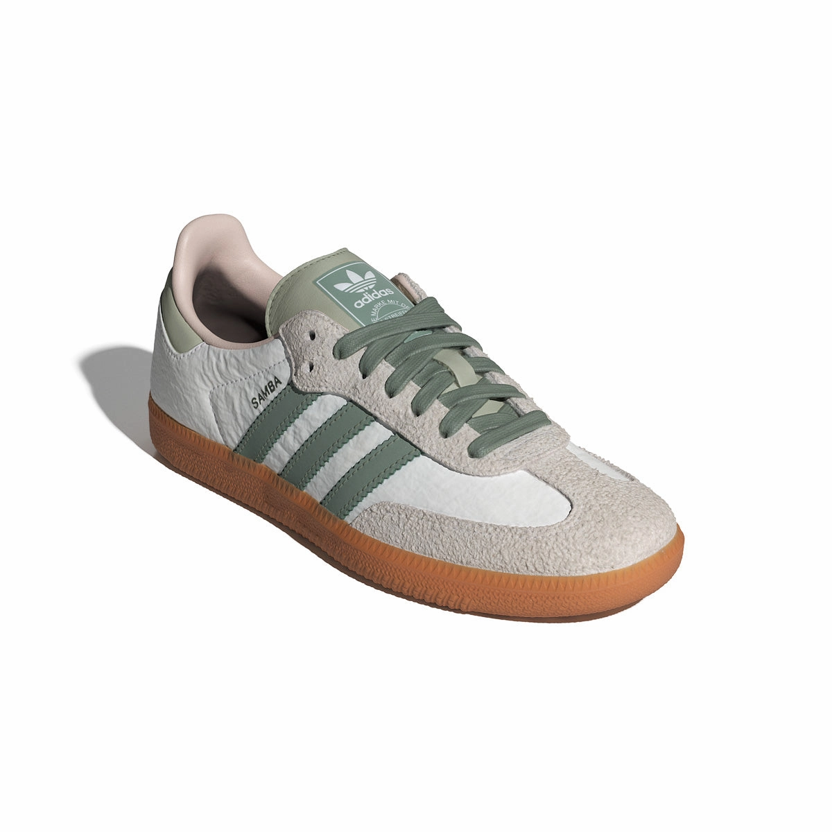 Adidas Tennis Shoes Retro Wmns Samba OG 'White Silver Green'