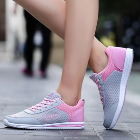 Orange Sneakers Woman casual shoes Breathable 2021 Sneakers Women New Arrivals Fashion mesh sneakers shoes women