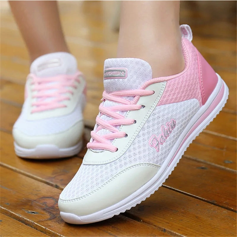Woman casual shoes Breathable 2021 Sneakers Women New Arrivals Fashion mesh sneakers shoes women Boys Dress Sneakers