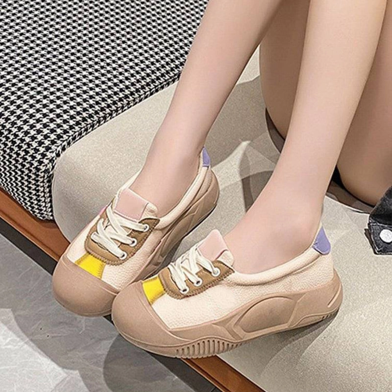 Women breathable casual thick-soled platform shoes Casual Shoes 2025
