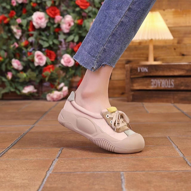 Casual Height Increasing Shoes Women breathable casual thick-soled platform shoes