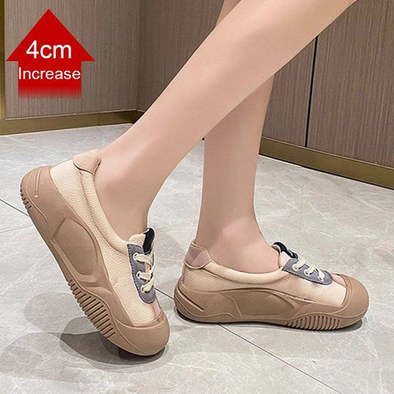 Women breathable casual thick-soled platform shoes Casual Wear Oxford Shoes Outfit