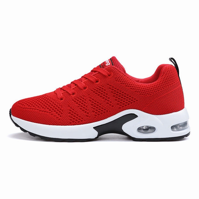 Women Breathable Jogging Shoes Slip On Sneakers With Arch Support