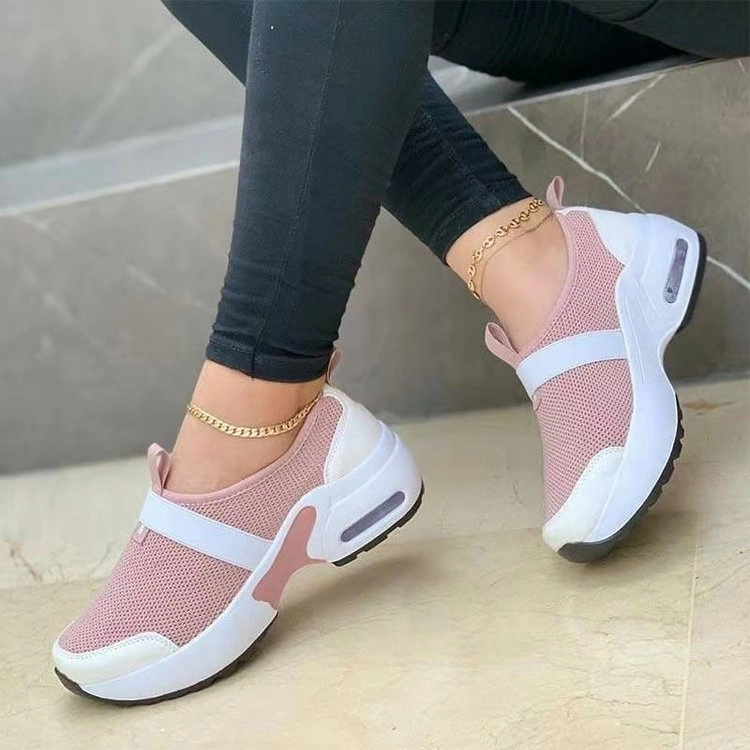 Women Flat Sneakers Lightweight Non Slip Walking Running Shoes Gym Shoes For Flat Sole