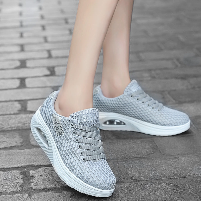 Women Hiking Shoes Breathable Mesh Athletic Outdoor Platform Sneakers Hiking Shoes Columbus Ohio