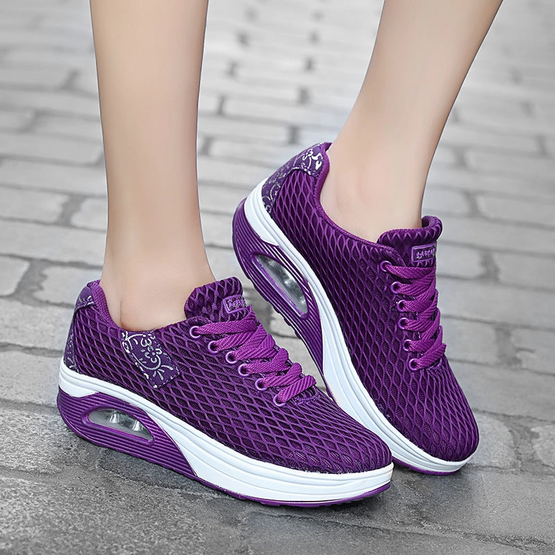 Women Hiking Shoes Breathable Mesh Athletic Outdoor Platform Sneakers Hiking Boots Vs Hiking Shoes Reddit