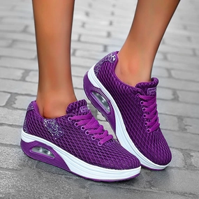 Hiking Shoes Waterproof Sale Women Hiking Shoes Breathable Mesh Athletic Outdoor Platform Sneakers