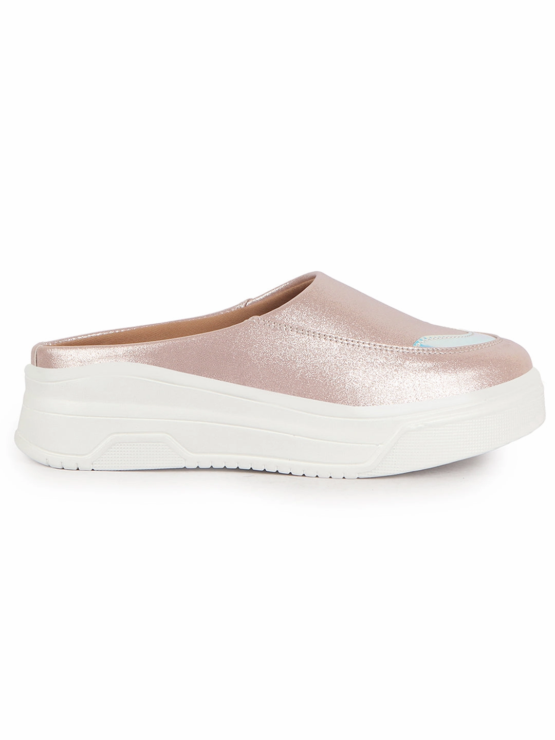 Sam Edelman Casual Shoes Women Pink Classic Height Enhancer Embellished Back Open Slip On Mule Shoes|All Season Casual Slip On Shoe
