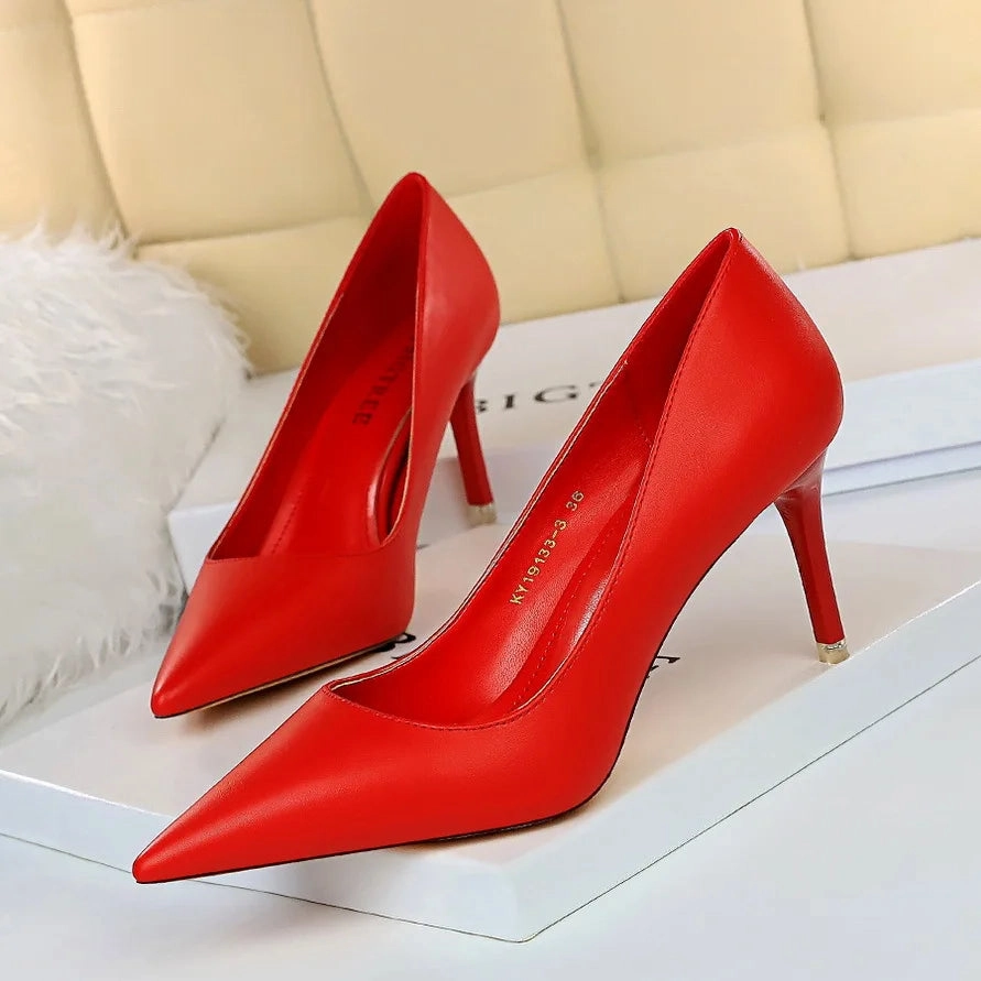 Women Pumps Fashion High Heels Shoes Stiletto Warmers With High Heels