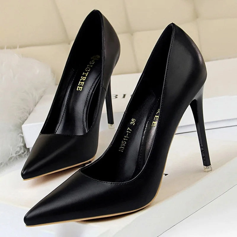 High Heeled Slippers Women Pumps Fashion High Heels Shoes Stiletto