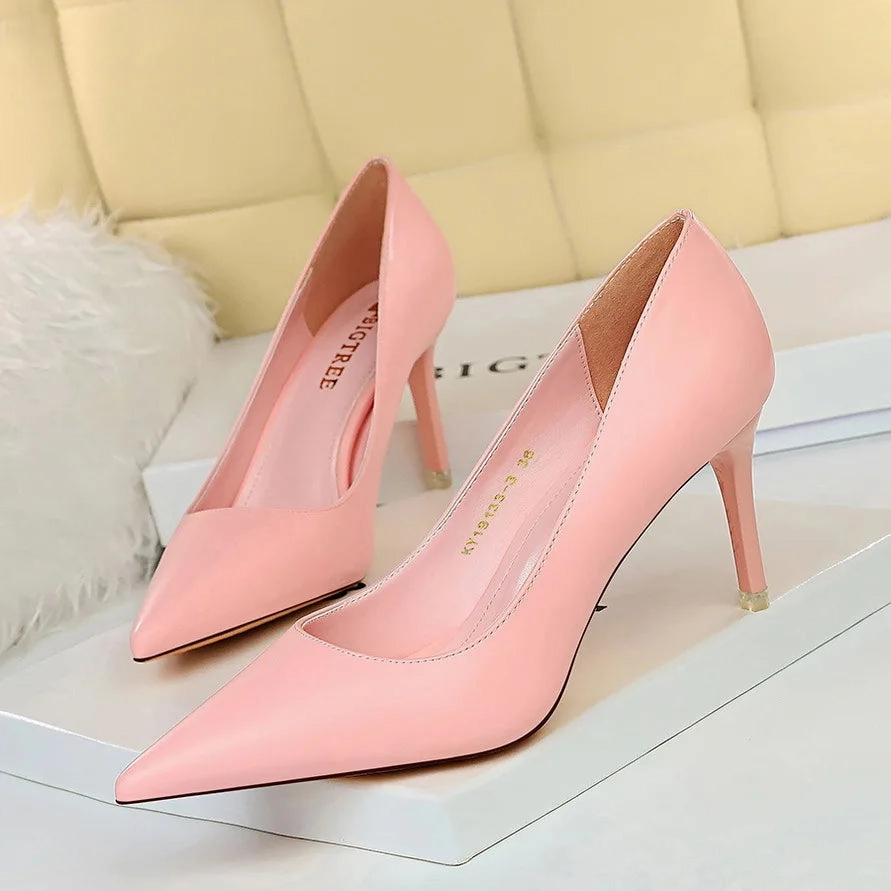 Women Pumps Fashion High Heels Shoes Stiletto High Heels With Chains