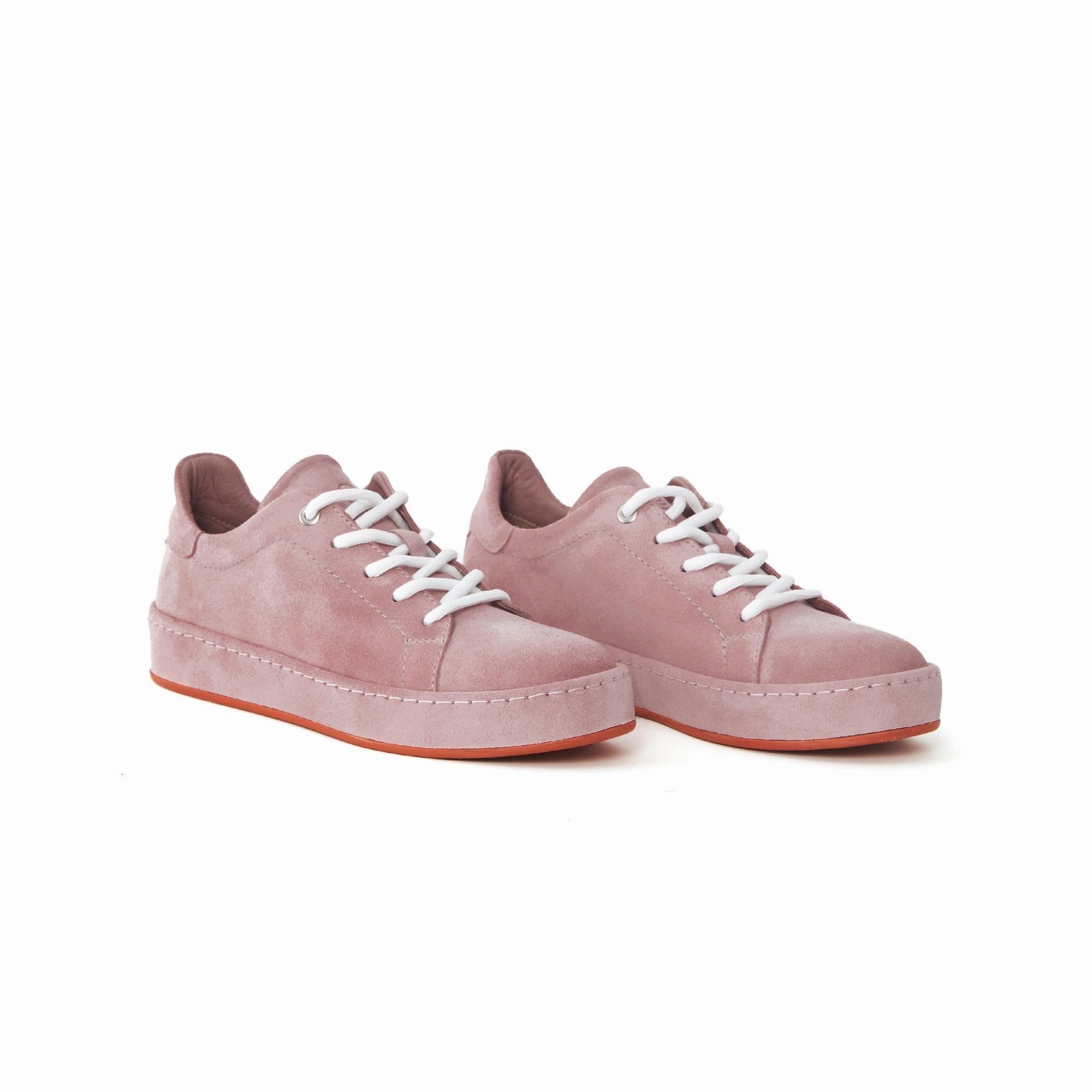 Sneakers Sales Women's Suede Calf Leather Handmade Sneakers W5007