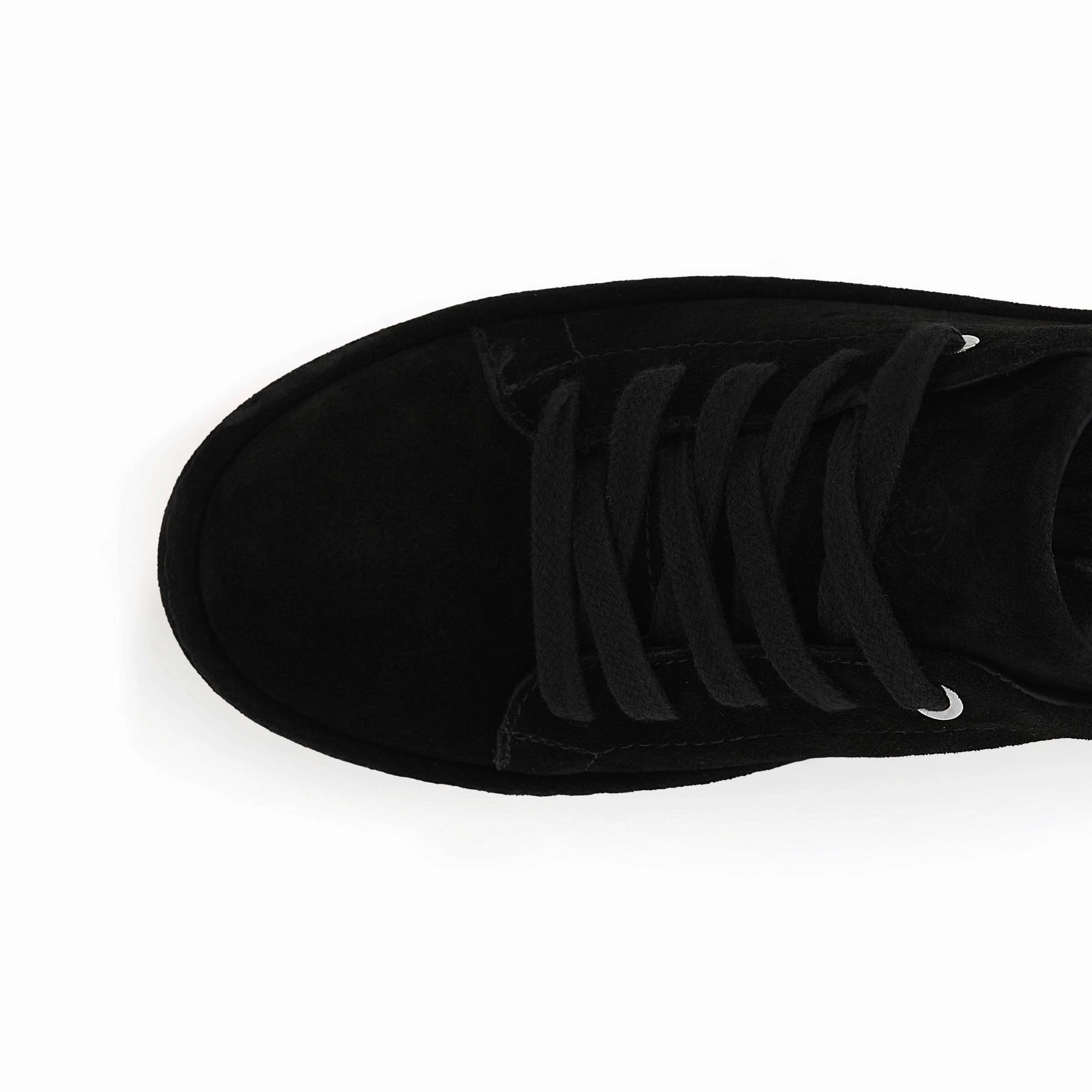 Women's Suede Calf Leather Handmade Sneakers W5007 Best Sneakers For High Arches