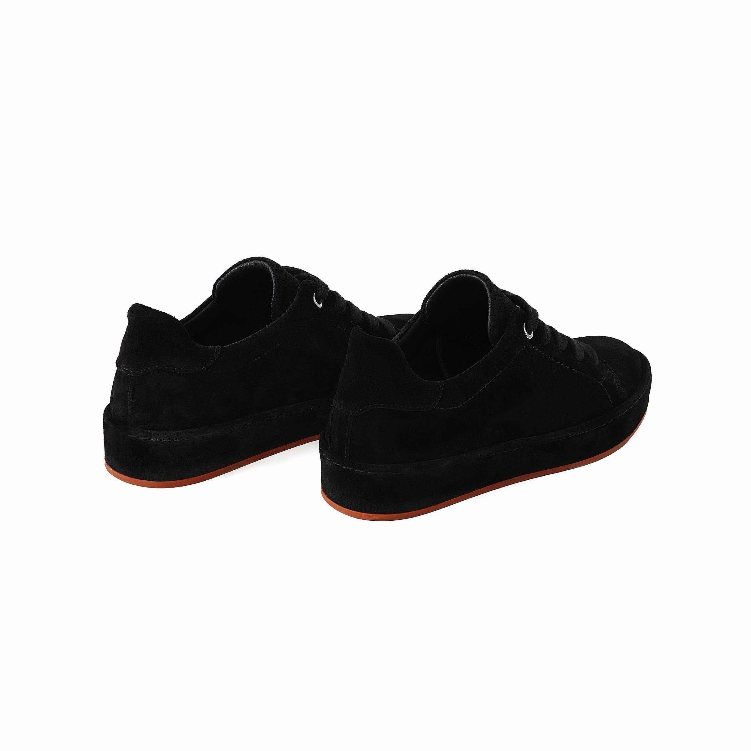 Hoka Bondi Sneakers Women's Suede Calf Leather Handmade Sneakers W5007