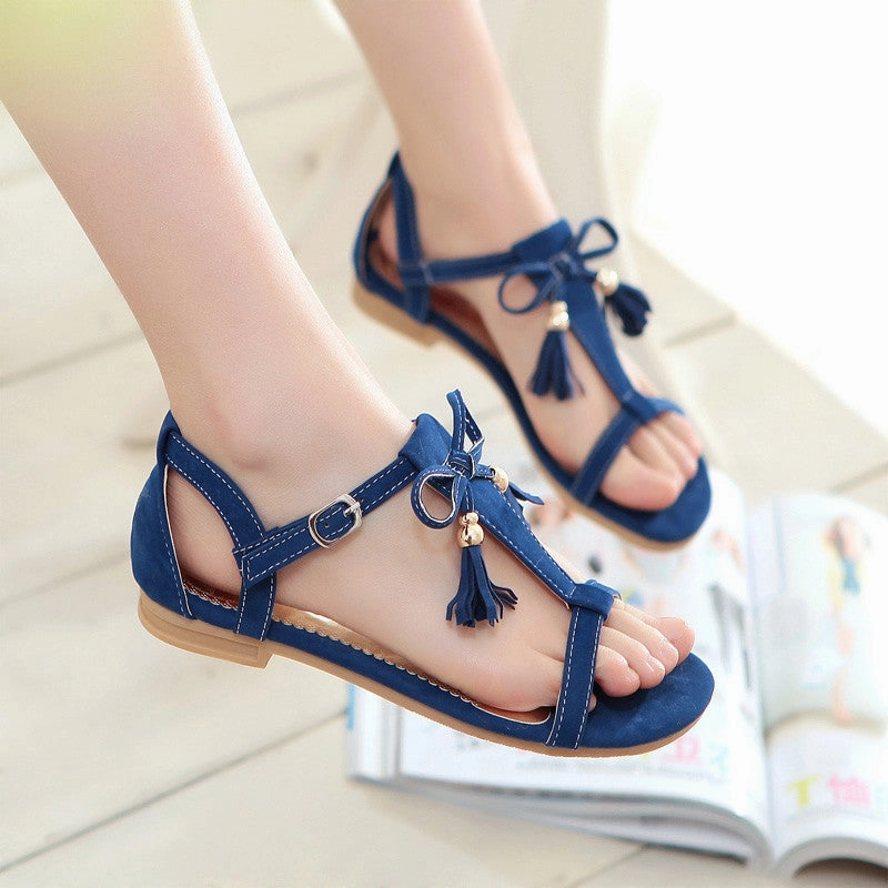 Nice Shoes Women Sandals  Bohemia low heel wedges casual single shoes Sandalias Femininas Thong Shoes Women