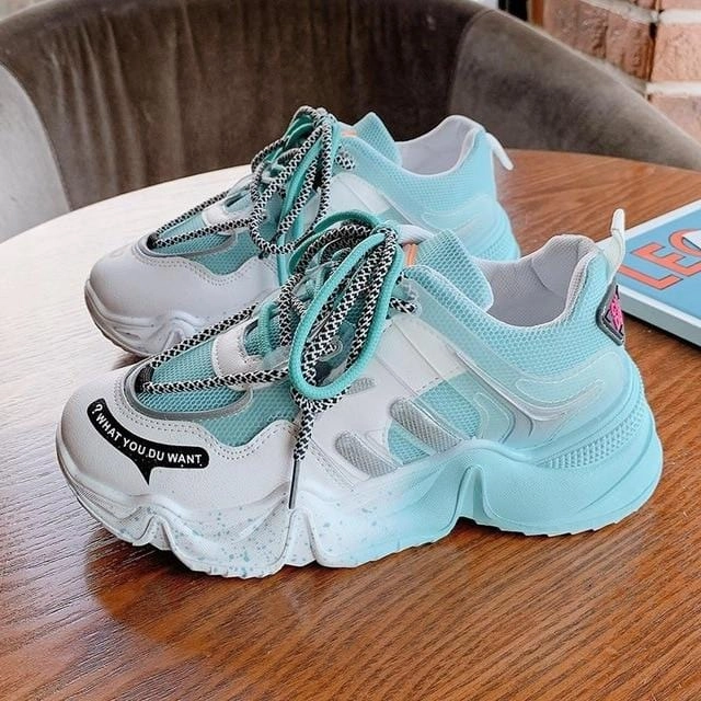 Custom Wedding Sneakers Women Shoes Casual Dad Chunky Sneakers Luxury Shoes Women Designer Basket Femme Scarpe Donna Tenis Vulcanized Shoes 2019 Fashion