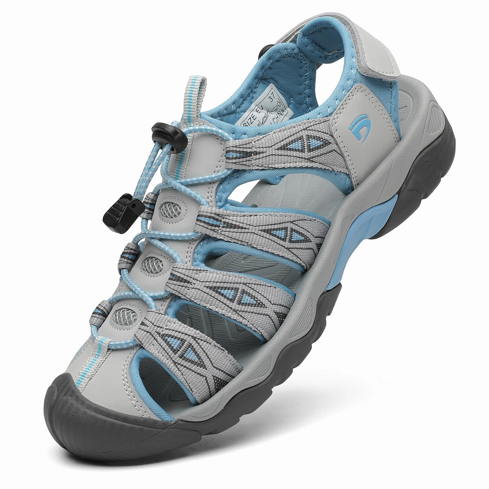 Women Sport Hiking Sandals Closed Toe Water Shoes D8322