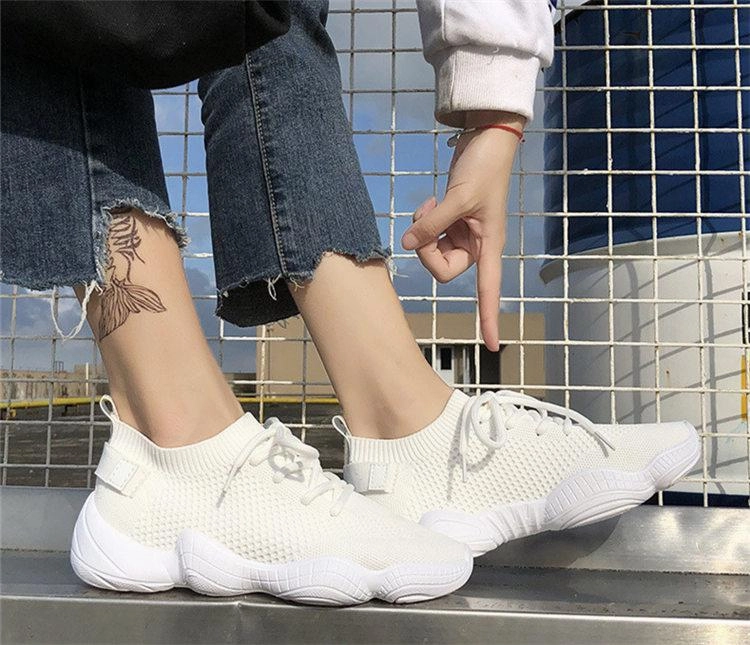 Flat Comfortable Bridal Shoes Women Vulcanized Sneakers