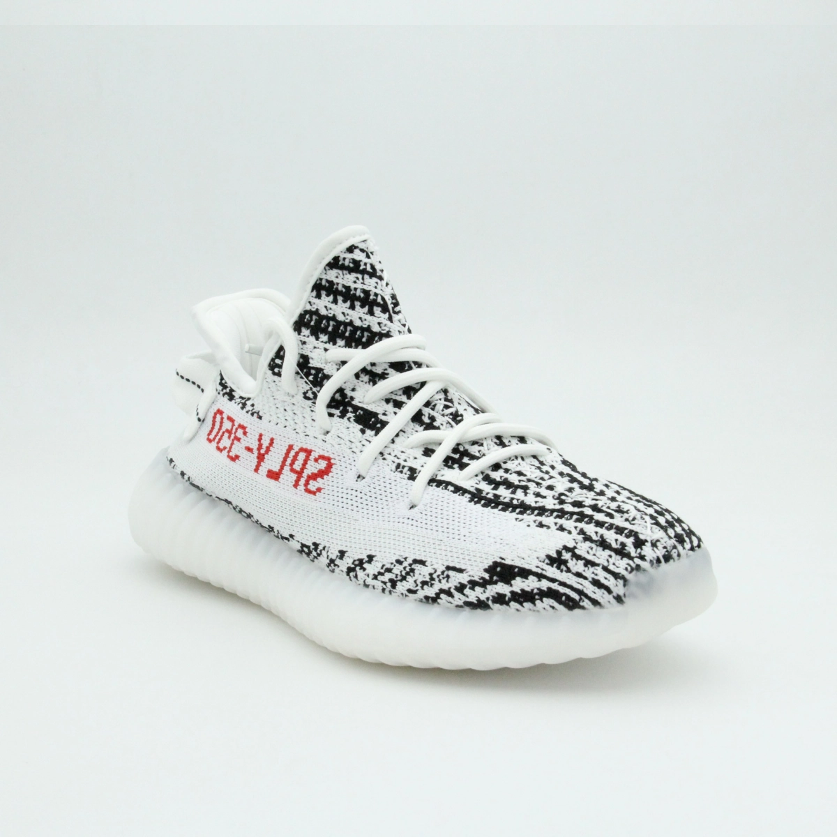 Women Yeezy Boost 350 V2 (Zebra) Red Stripe Adidas Shoes