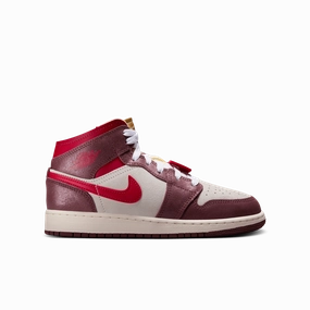 Asic Tiger Wrestling Shoes Air Jordan 1 Mid GS 'Bread, Butter & Sole'