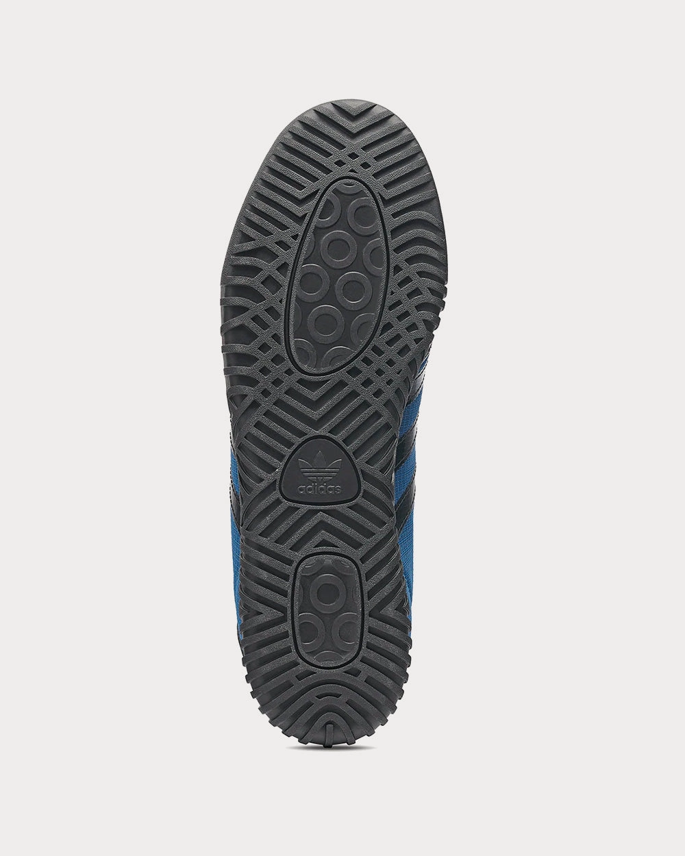 Customized Adidas Shoes x Blondey Gazelle Indoor Mineral Blue / Core Black Low Top Sneakers