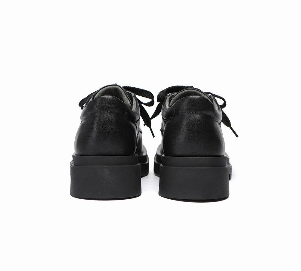 Originals Retropy E5 Casual Senior  School Shoes Black Leather Lace Up Large Size Shoes