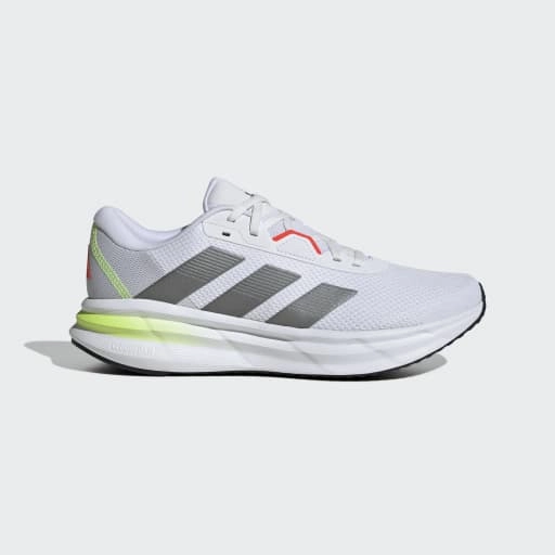 GALAXY 7 RUNNING SHOES - Cloud White / Iron Metallic / Lucid Lemon Adidas Bowling Shoes