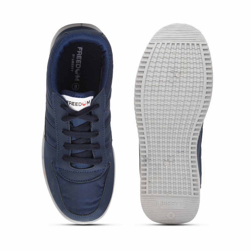 Casual Shoes 2016 Freedom Casual Blue Pt. Lacing Shoes For Men JUMP By Liberty