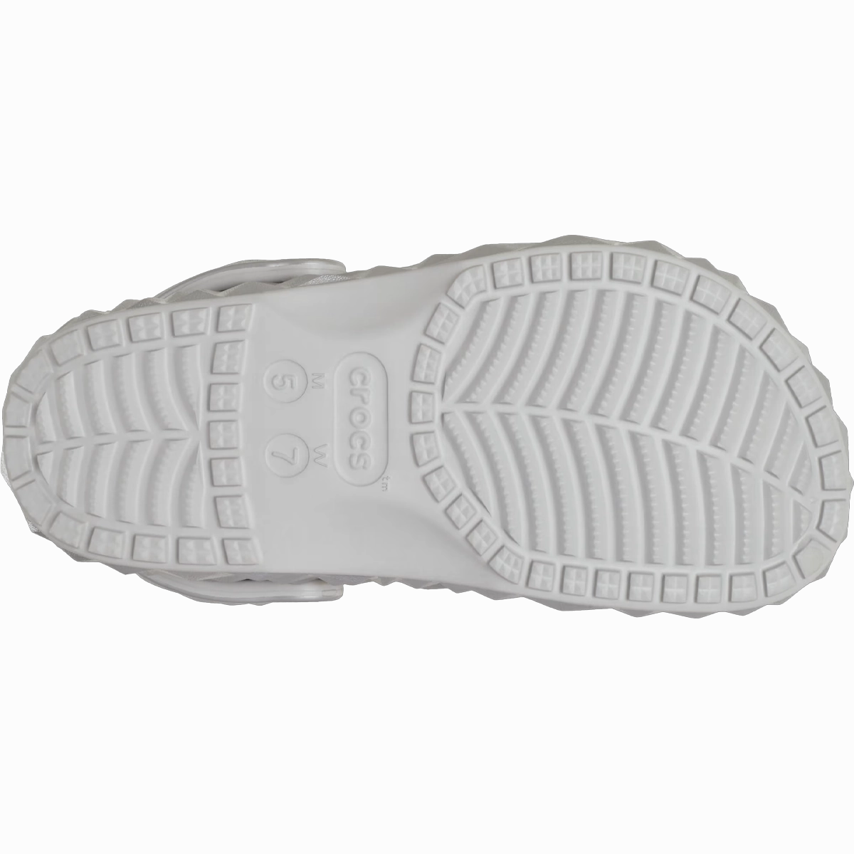 Classic Metallic Geo Clog Silver Platform Clogs