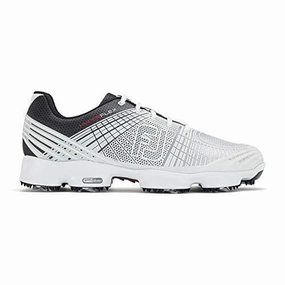 Best Comfort Golf Shoes FootJoy Men's Hyperflex II-Previous Season Style Golf Shoes White 9.5 M Black, US